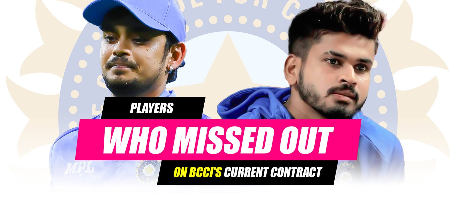 Prominent Players Who Missed Out on BCCI’s Current Contract