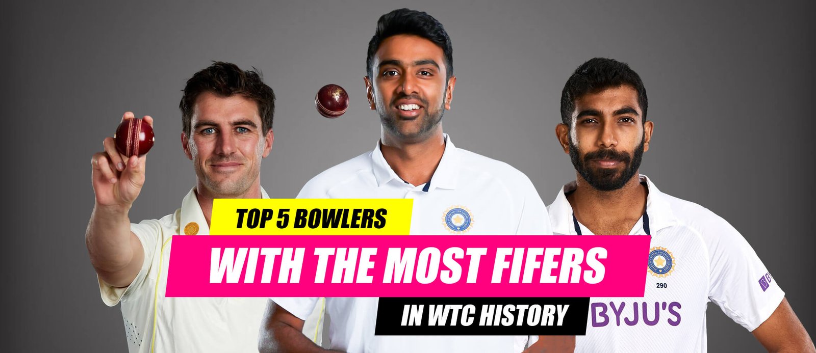 Top 5 Bowlers with The Most Fifers in WTC History