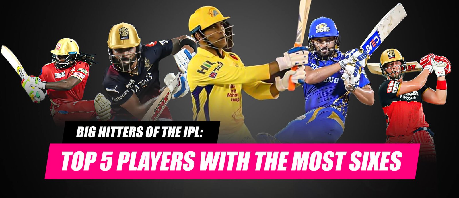 Big Hitters of the IPL: Top 5 Players with the Most Sixes