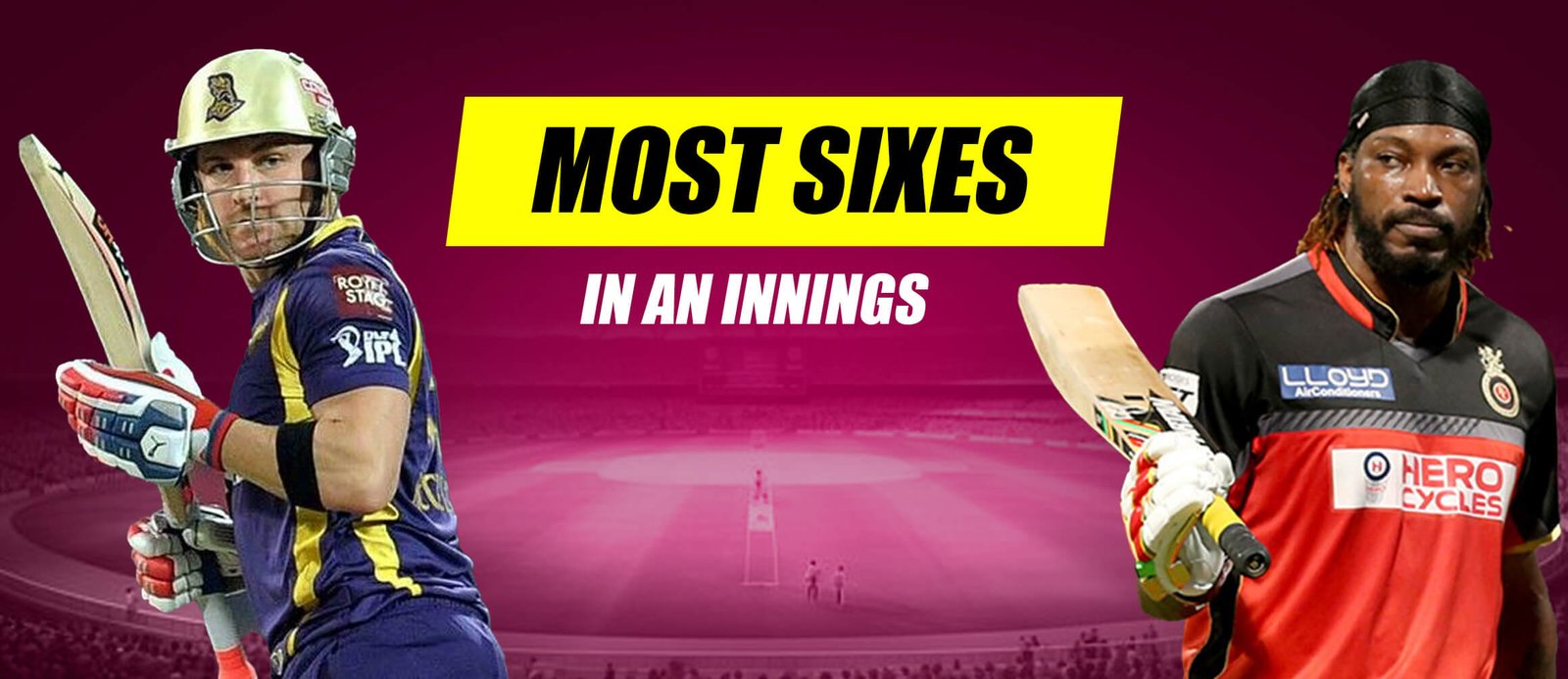 Most Sixes in An Innings