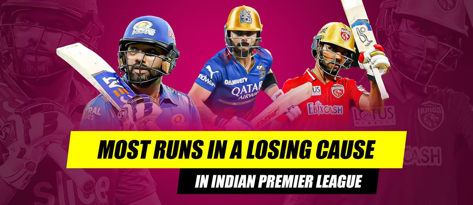 Most Runs in A Losing Cause in IPL