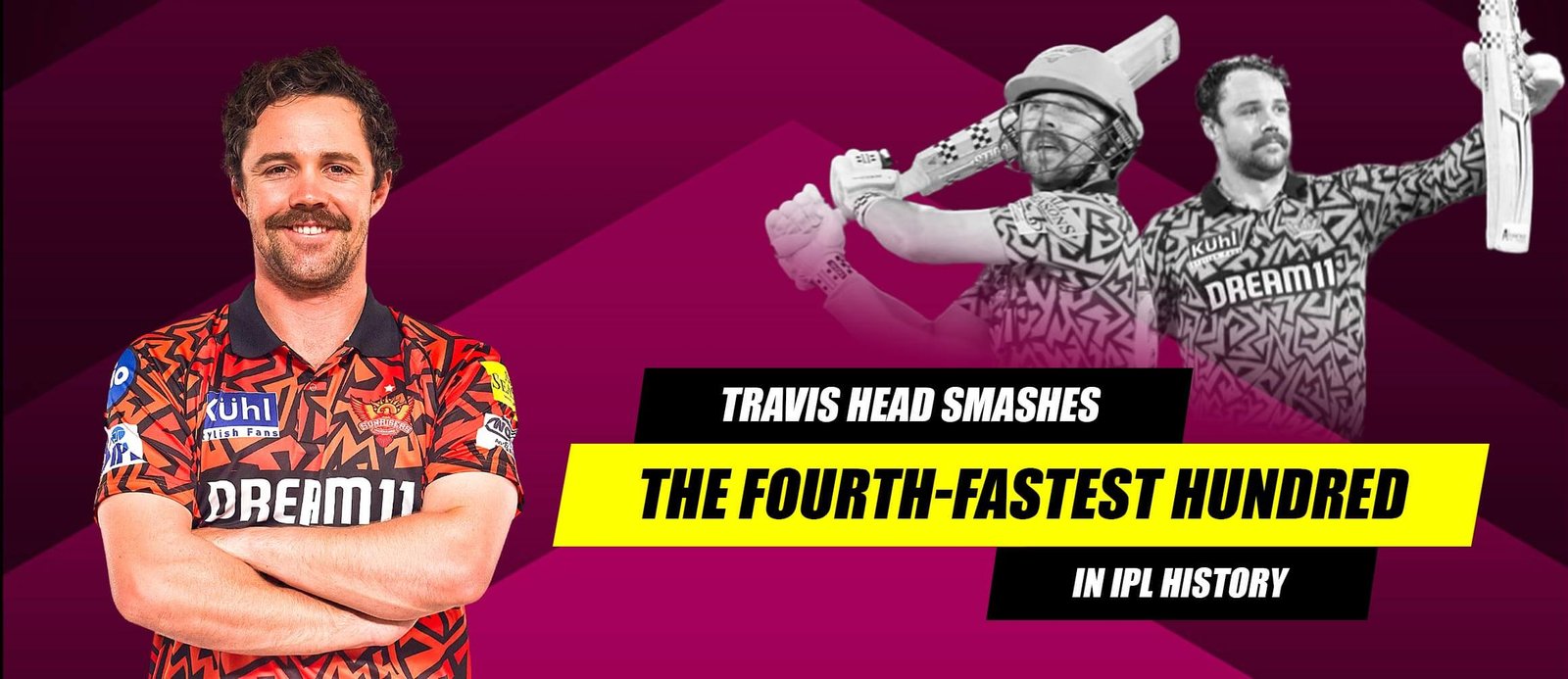 Travis Head Smashes the Fourth-fastest Hundred in IPL History