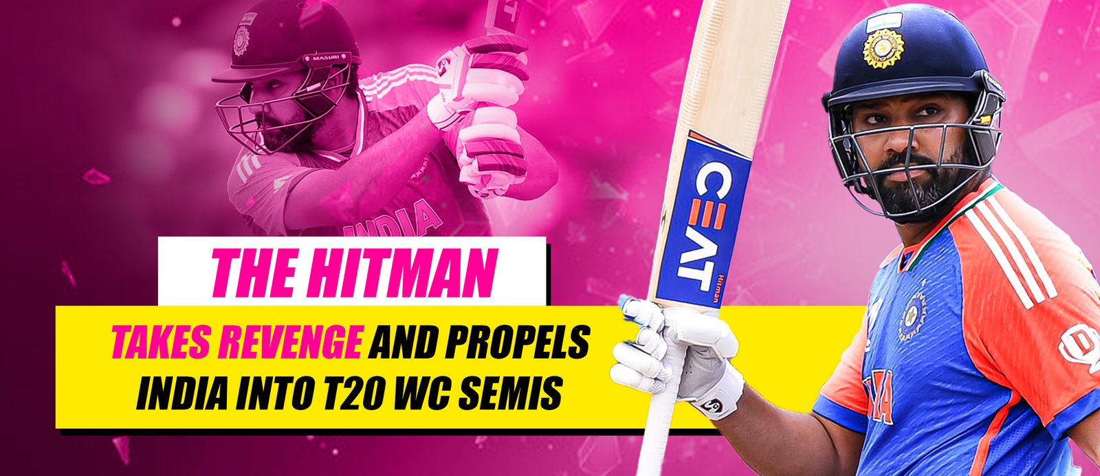 The Hitman Takes Revenge and Propels India into T20 WC Semis!