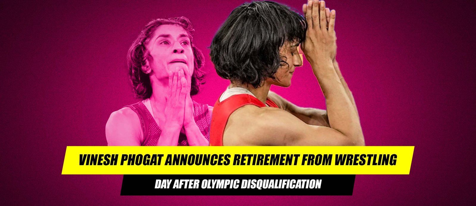 Vinesh Phogat Announces Retirement from Wrestling, Day After Olympic Disqualification