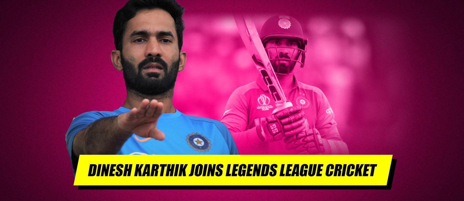 Dinesh Karthik Joins Legends League Cricket!