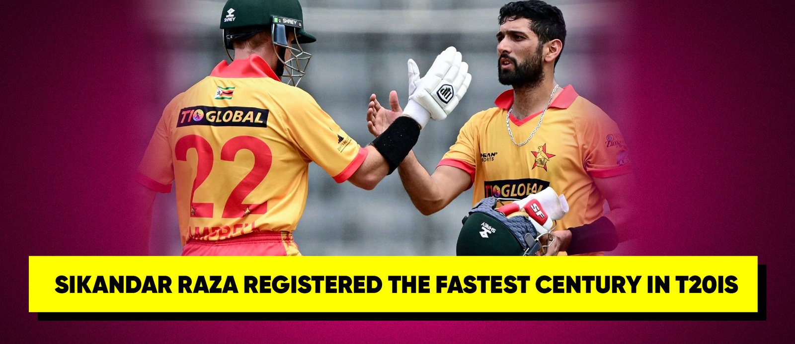 Sikandar Raza Registered the Fastest Century in T20Is