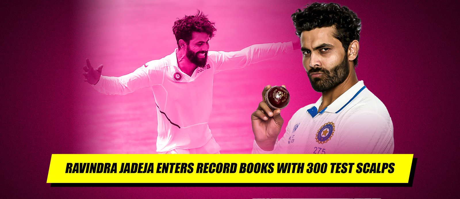 Ravindra Jadeja Enters Elite 300-Wicket Club in Test Cricket