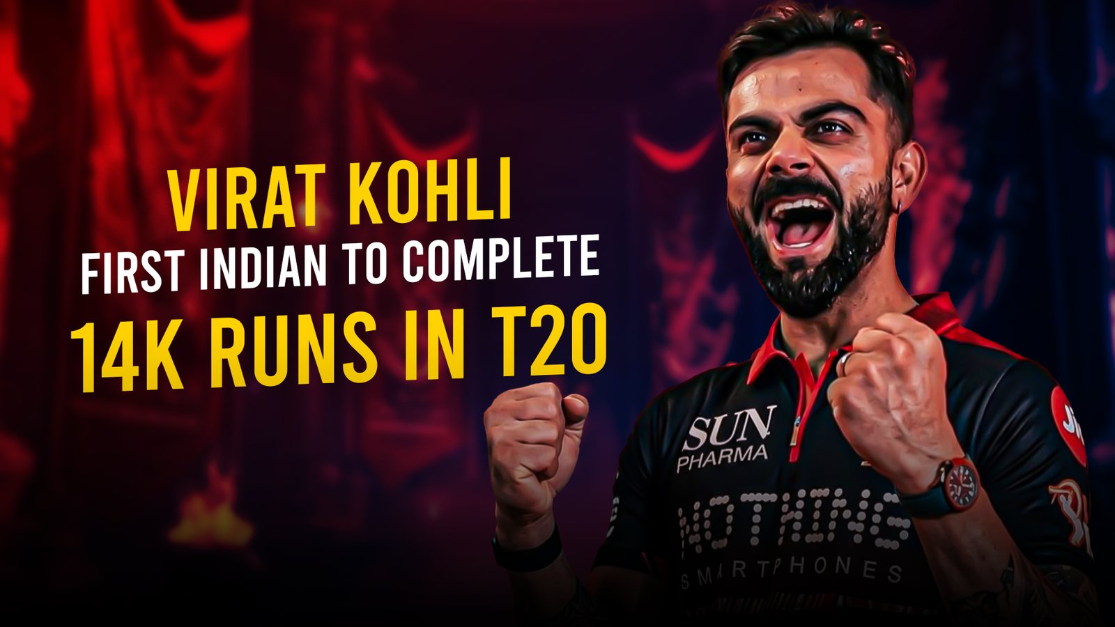 Virat Kohli Becomes First Indian To Complete 14,000 Runs In T20 Cricket