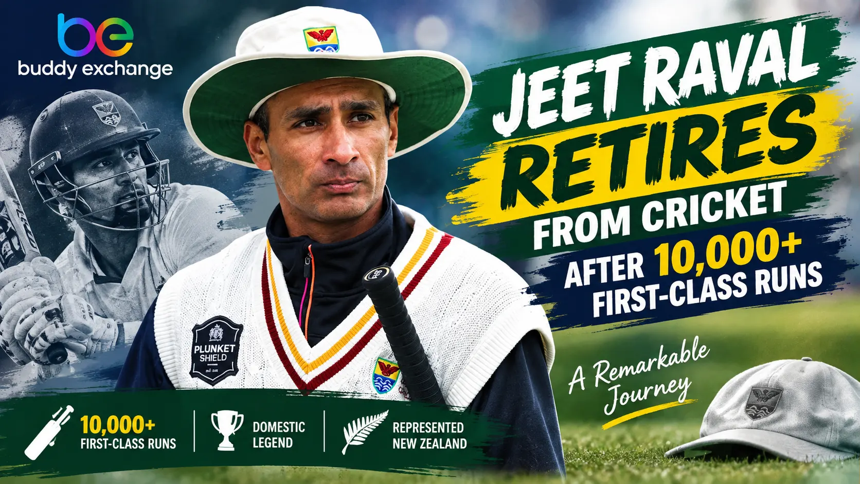Jeet Raval Announces Retirement From Professional Cricket After 10,000+ First-Class Runs