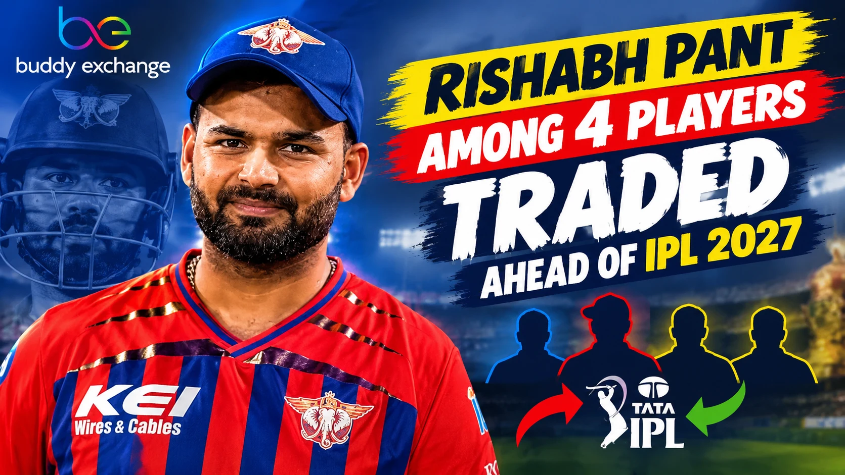 Rishabh Pant Among Four Players Traded Ahead of IPL 2027: Full List of Transfers